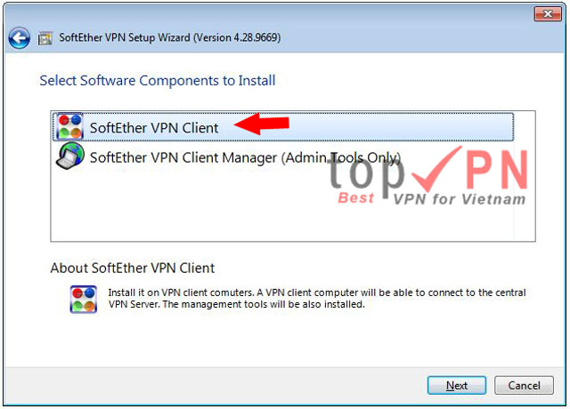 hướng dẫn cài đặt SoftEther VPN Client Manager 