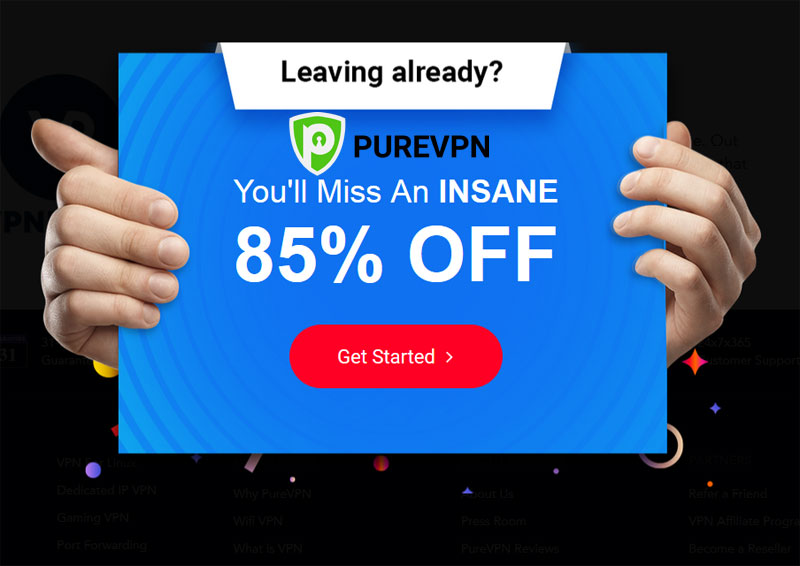 Pure VPN giảm giá 85% chỉ từ 1.65$/Tháng