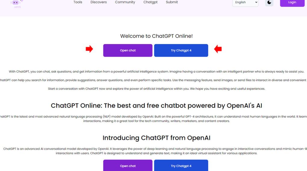 chatgpt online without login