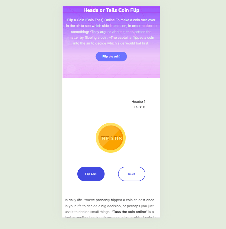 flipcoinsdotnet flip coin ( coin toss online) tung đồng xu